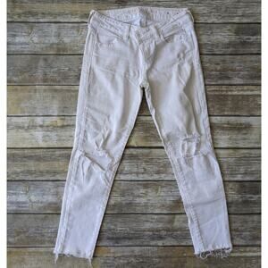 American Eagle Super Streatch White Jegging sz 2
